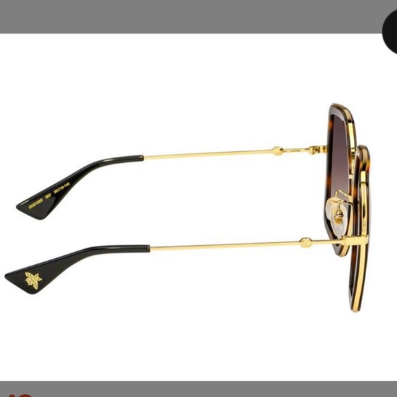 Gucci Havana GG0106S square over sized sunglasses - Picture 13 of 15